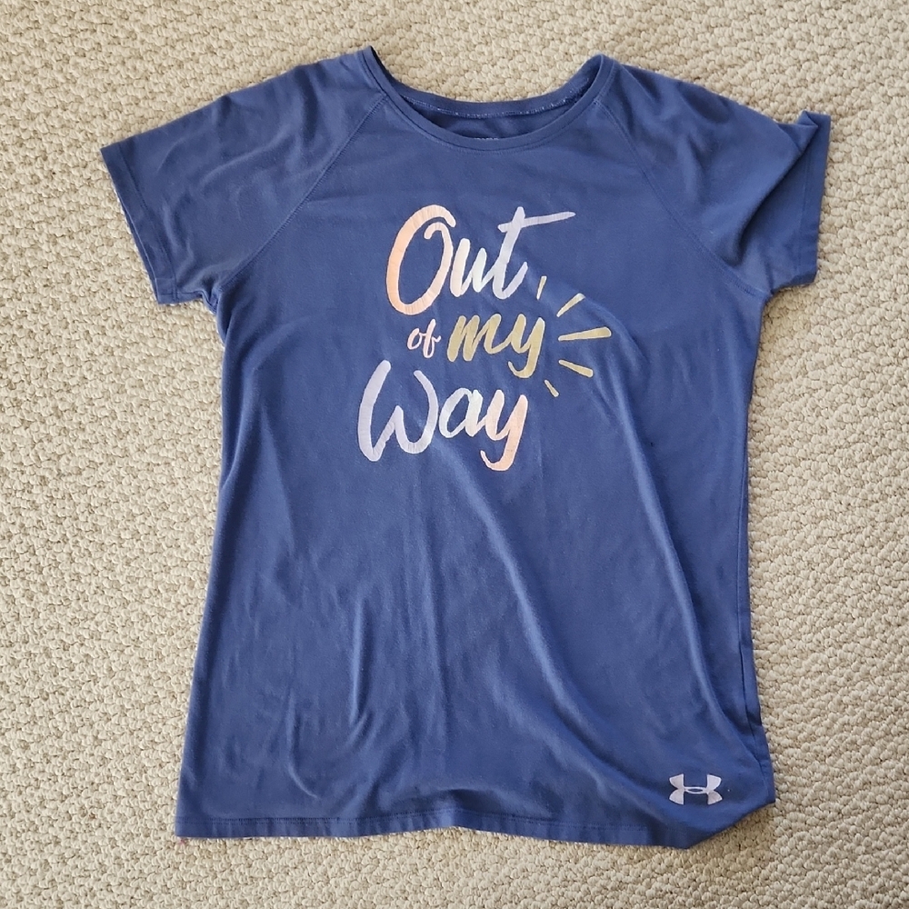 Under Armour Kids Blue Graphic T-Shirt